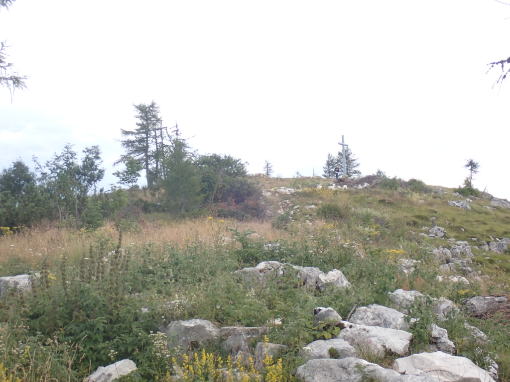 Križ na vrhu Uršlje gore (1699 m)